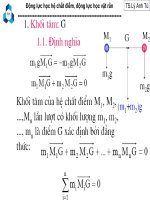 Động lực học hệ chất điểm, động lực học vật rắn