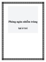 Phòng ngừa nhiễm trùng tai ở trẻ docx