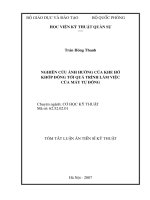 Nghiên cứu ảnh hưởng của khe hở khớp động tới quá trình làm việc của máy tự động