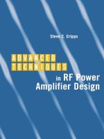 Advanced techniques in RF power amplifier design