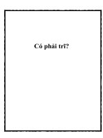 Có phải trĩ? potx