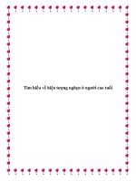 Tìm hiểu về hiện tượng nghẹn ở người cao tuổi potx