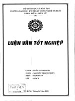 Thiết kế cung cấp điện nhà máy bao bì   nhựa rạng đông