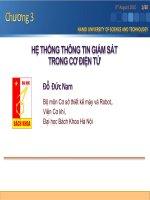 Chương 3: Hệ thống thông tin giám sát trong Cơ Điện tử