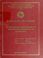 Tăng cường công tác huy động vốn tại các ngân hàng thương mại cổ phần công thương Việt Nam chi nhánh Phú Thọ