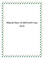 Đồng bộ iTunes với thiết bị iOS 5 qua Wi-Fi potx