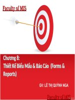 Bài giảng Hệ thống thông tin: Chương 8 - GV. Lê Thị Quỳnh Nga