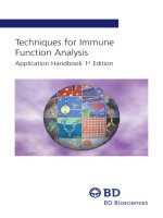 techniques for immune function analysis