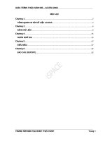 Giáo trình tin học B Microsoft  Access 2003