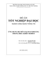 Ứng dụng hệ mờ loại hai khoảng trong điều khiển robot