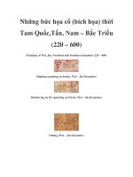 Những bức họa cổ (bích họa) thời Tam Quốc,Tấn, Nam – Bắc Triều (220 – 600) ppt