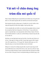 Vài nét về chân dung ông trùm dầu mỏ quốc tế doc