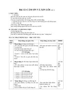 Giáo án bài Cám ơn và xin lỗi - Đạo đức 1 - GV: D.T.Giang: