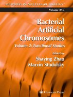 bacterial artificial chromosomes, volume 2