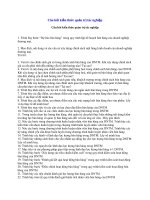 Câu hỏi kiến thức quản trị tác nghiệp pot