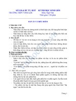 SỞ GD & ĐT TT. HUẾ TRƯỜNG THPT VINH LỘCKÌ THI HỌC SINH GIỎI Môn: Ngữ Văn pptx