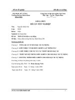 đề tài thiết kế bãi đỗ xe ô tô tự động