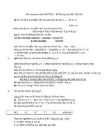 Đề cương ôn tập GIẢI TÍCH i