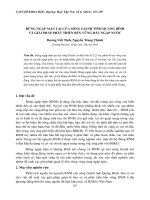 RỪNG NGẬP MẶN TẠI CỬA SÔNG GIANH TỈNH QUẢNG BÌNH VÀ GIẢI PHÁP PHÁT TRIỂN BỀN VỮNG ĐẤT NGẬP NƯỚC potx