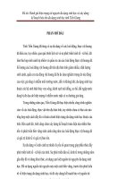 đánh giá hiện trạng tài nguyên đa dạng sinh học và xây dựng kế hoạch bảo tồn đa dạng sinh học tỉnh tiền giang