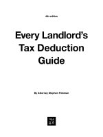 every landlord's tax deduction guide 4th (2007)