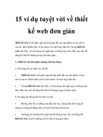 15 ví dụ tuyệt vời về thiết kế web đơn giản potx