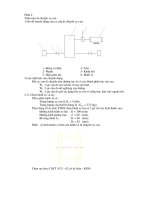 Đề tài cơ cấu di chuyển cổng trục