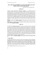 SỰ CẢM ỨNG MẦM BÊN VÀ TẠO CỤM CHỒI CÂY NẮP BÌNH (NEPENTHES MIRABILIS) pdf