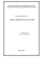 Kim Lu: from village to ward = Kim Lũ: từ làng đến phố