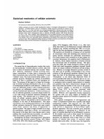 wolfram s. statistical mechanics of cellular automata