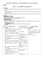 Giáo án tham khảo số học 6 (t41 -t58 ) bồi dưỡng giáo viên