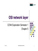 CCNA Exploration Semester 1-Chapter 5 ppt