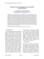 ADAPTIVE FUZZY CONTROLLER TO CONTROL TURBINE SPEED