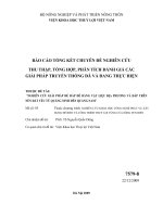 Nghiên cứu giải pháp đắp đê bằng vật liệu địa phương và đắp đê trên nền đất yếu từ quảng ninh đến quảng nam   thu thập, tổng hợp, phân tích đánh giá các giải pháp truyền thống đã và đang thực hiện