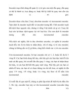 Encoder mục đích dùng để quản lý vị trí góc của một đĩa quay