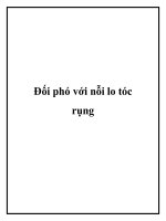 Đối phó với nỗi lo tóc rụng pdf