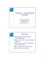  chương 4 Kết nối mạng internet