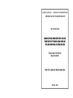 Nghiên cứu quá trình diễn thế đi lên của thảm thực vật ở trạm đa dạng sinh học Mê Linh (Vĩnh Phúc) và vùng phụ cận
