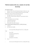 Thiết kế website kiến trúc, website về nội thất, xây dựng pdf