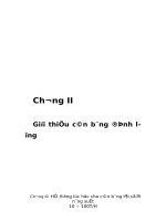 Hệ động lực học cho cân băng tải có năng suất