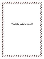 Tìm hiểu phân bé từ A-Z docx