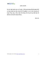 một số vấn đề chủ yếu cần giải quyết để chuyển tổng công ty bưu chính viễn thông việt nam thành tập đoàn kinh tế