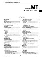 MT hộp số cơ NISSAN ALTIMA 2003