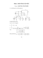 Bài tập điện tử tương tự II có giải mẫu