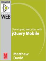 focal press developing websites with jquery mobile