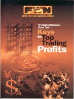 18 trading champions share their keys to top trading profits