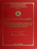 khóa luận tốt nghiệp luật trách nhiệm sản phẩm trong kinh doanh quốc tế và giải pháp cho các doanh nghiệp việt nam khi xuất khẩu vào thị trường các nước phát triển