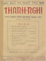 tạp chí thanh nghị số (115)