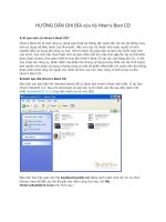 HƯỚNG DẪN GHI ĐĨA cứu hộ Hiren’s Boot CD docx