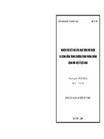 Nghiên cứu kết quả của hoạt động mổ quặm tại cộng đồng trong chương trình phòng chống bệnh mắt hột ở việt nam